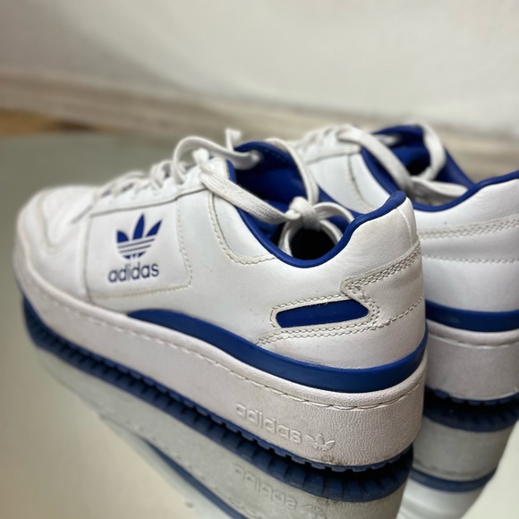 Adidas Forum Bold White Royal Blue (Women's) - Picture 9 of 11